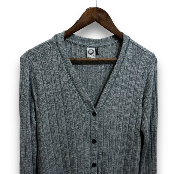 Anthropologie Women's Akemi + Kin Chateaux Knit Button Up Cardigan Green Size S - Picture 4 of 6